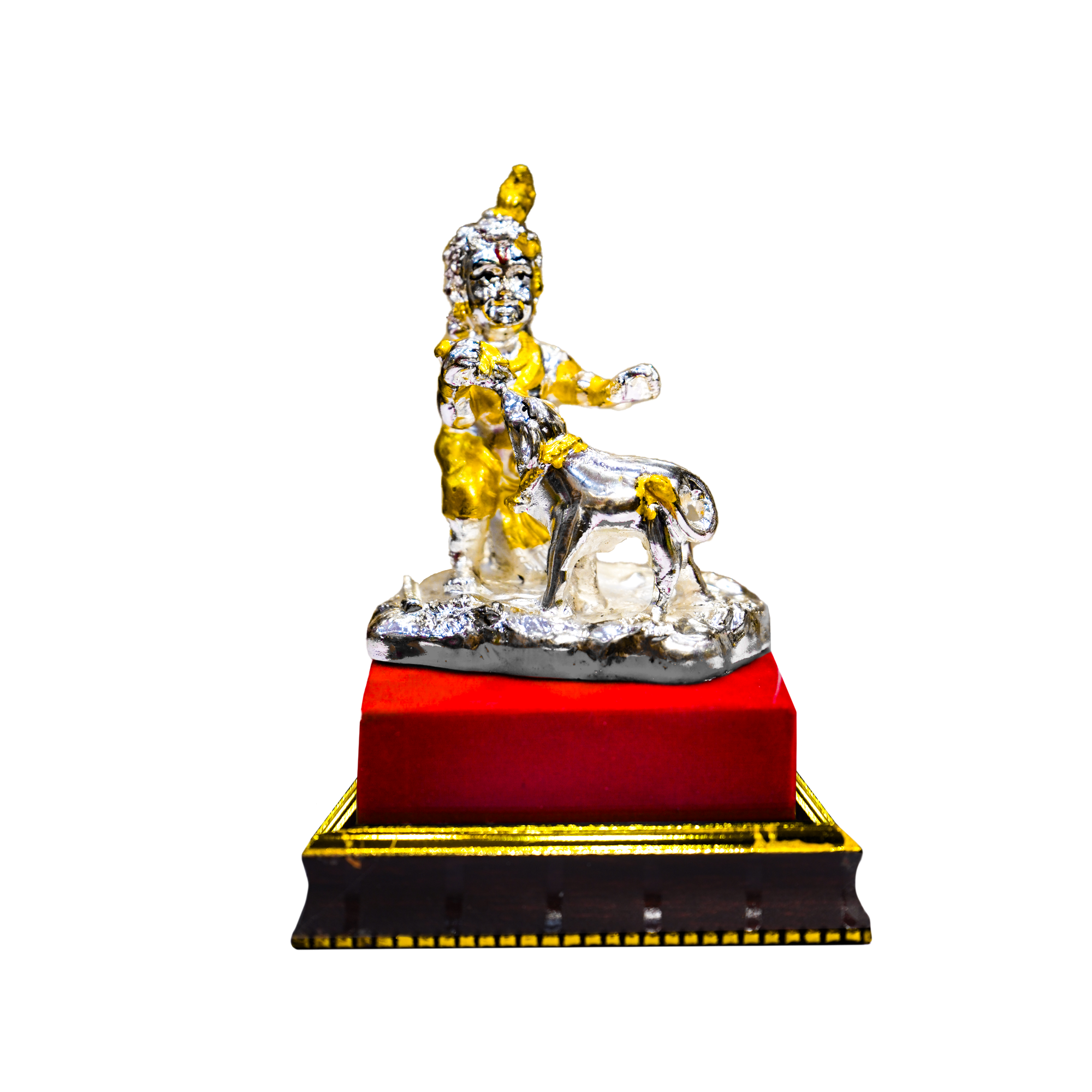 Small Krishna with Cow
